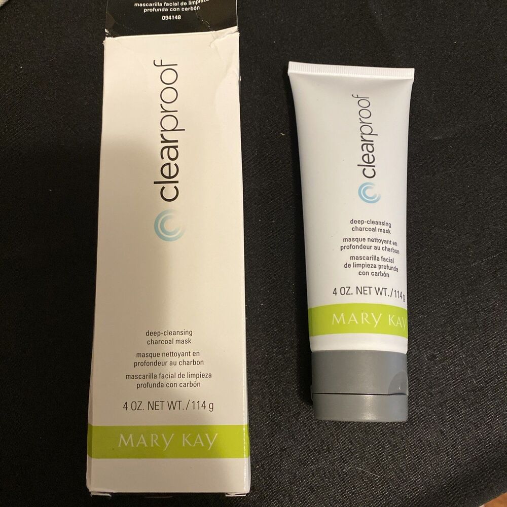 Mary Kay Clear Proof Deep Cleansing Charcoal Face Mask 4 oz Dermatologist-Tested